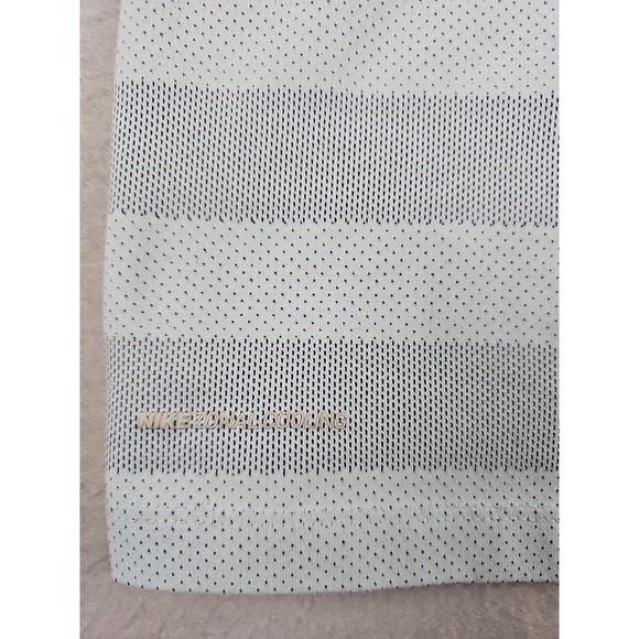 Nike Golf Men's XL Zonal Cooling Polo Shirt Blue Short Sleeve Mesh Performance - Picture 4 of 11